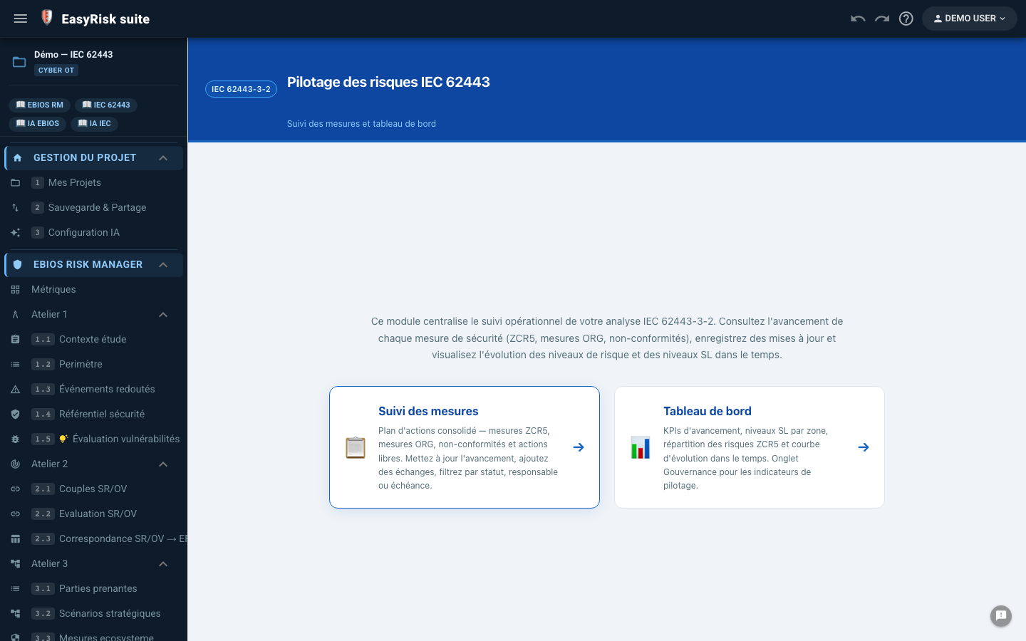 Pilotage IEC